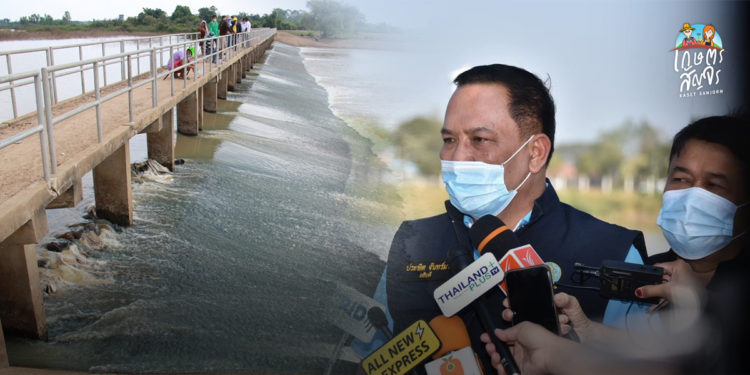 ชป.เดินหน้าเติมน้ำอ่างฯห้วยตลาดและอ่างฯห้วยจระเข้มาก ป้องกันปัญหาขาดแคลนน้ำเมืองบุรีรัมย์