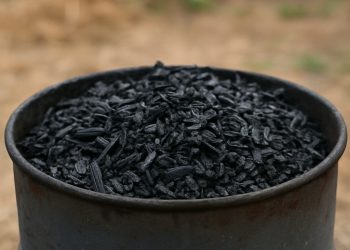 วิธีทำ ถังเผาถ่านไบโอชาร์ 