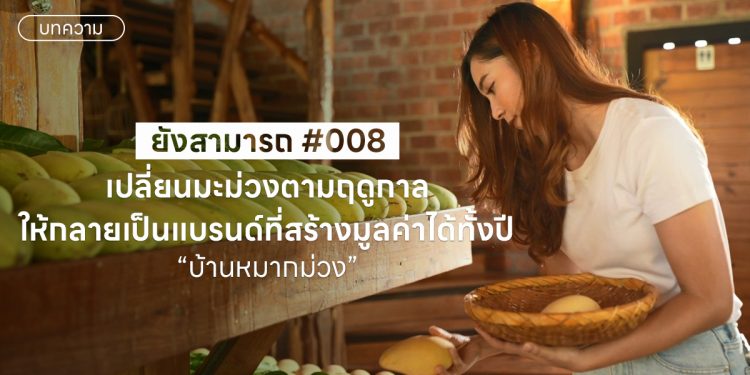บ้านหมากม่วง เปลี่ยนมะม่วงตามฤดูกาล