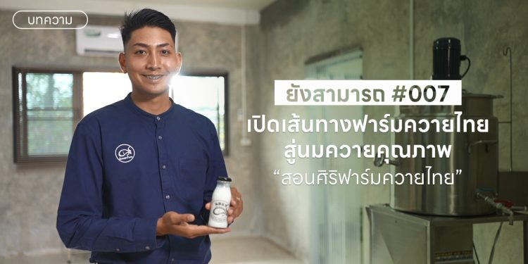 สอนศิริฟาร์มควายไทย เปิดเส้นทางฟาร์มควายไทย