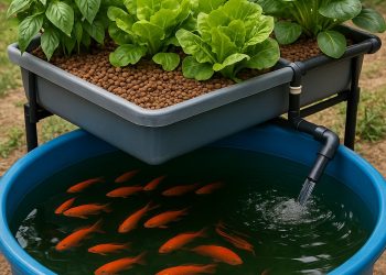 Aquaponics ปลูกผัก เลี้ยงปลาในระบบเดียว