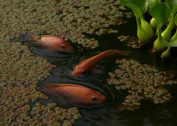 แหนแดงในบ่อปลา เลี้ยงยังไงให้รอดทั้งแหนทั้งปลา