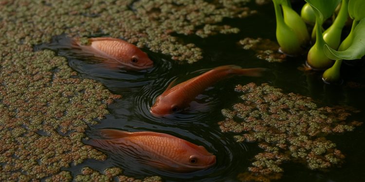 แหนแดงในบ่อปลา เลี้ยงยังไงให้รอดทั้งแหนทั้งปลา