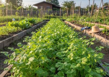 เทคนิค “ปลูกผักชีให้โตเร็ว” ทำเงินไว 25-30 วัน เก็บขายได้!