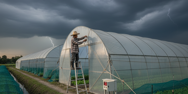 พายุมา เกษตรกรต้องพร้อม!   รวมเทคนิคป้องกันฟาร์มเสียหายก่อนพายุเข้า