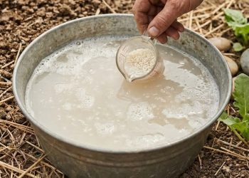 ดินแข็ง พืชแคระแกร็น จุลินทรีย์น้ำซาวข้าวช่วยฟื้นได้