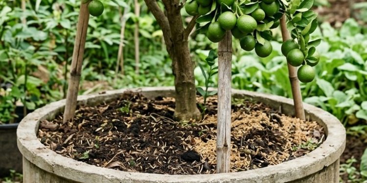 ปลูก “มะนาว” ในบ่อวงอย่างไร? ให้ลูกดกเต็มต้น