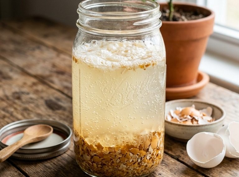 วิธีทำ “น้ำหมักเปลือกไข่” ใช้เองง่าย ๆ ได้แคลเซียมเต็ม ๆ