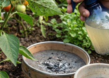 สูตรน้ำขี้เถ้าถ่าน กำจัดเพลี้ย-มด ของดีคู่สวนเกษตรอินทรีย์