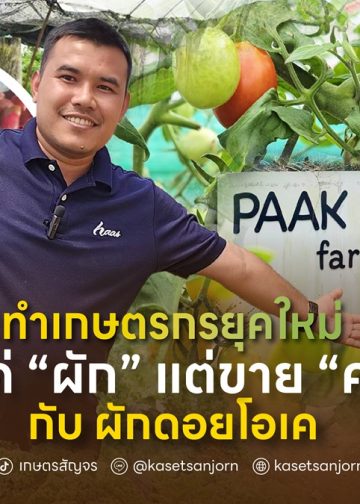 ทำเกษตรกรยุคใหม่ ไม่ได้ขายแค่ “ผัก” แต่ขาย “ความเชื่อมั่น”กับ “ผักดอยโอเค”